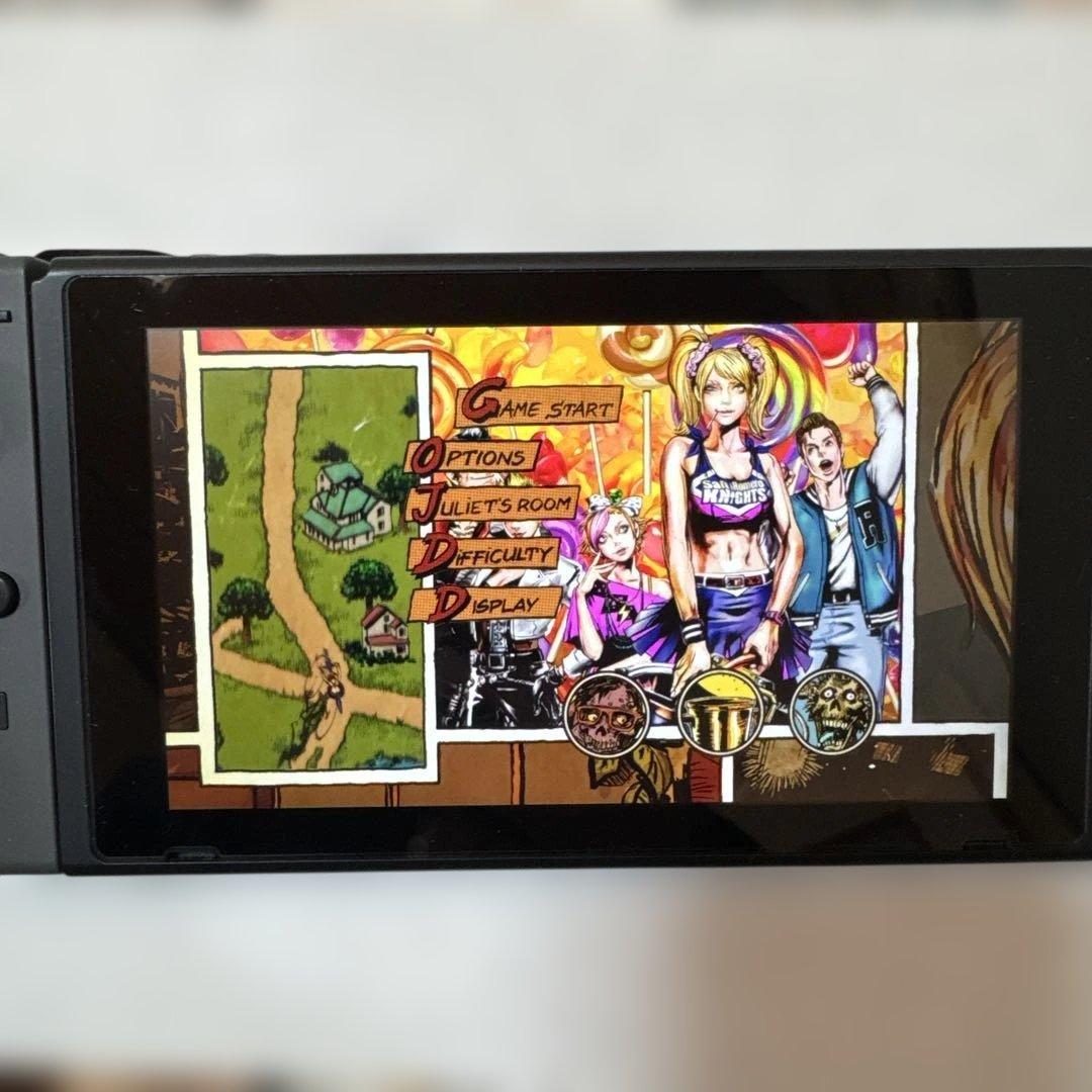 Nintendo Switch 本体 グレー　動作確認済み　わりと美品　箱付き