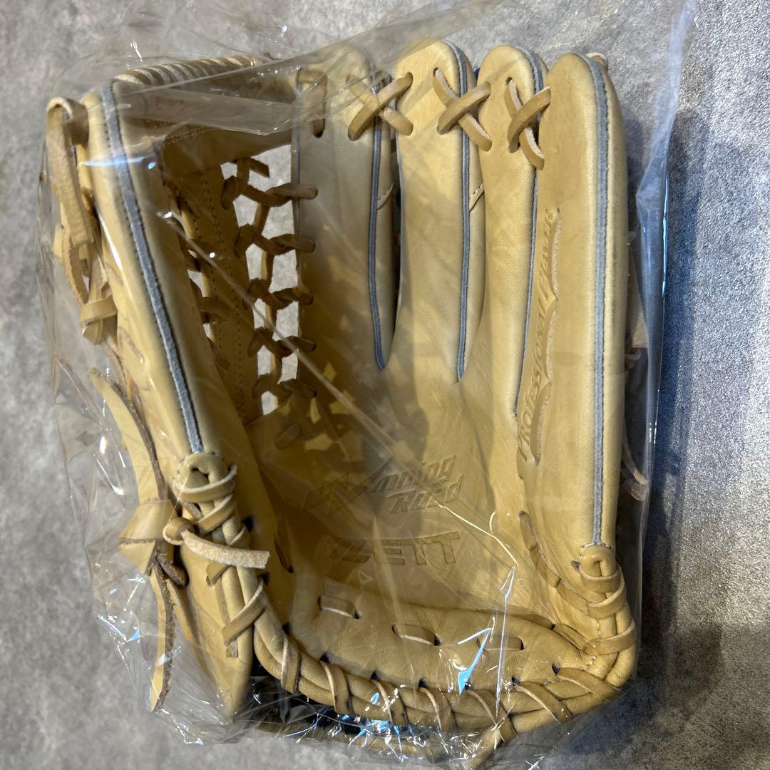 新品　ゼット一般軟式　ウイニングロード　オールラウンド パステルブラウン
