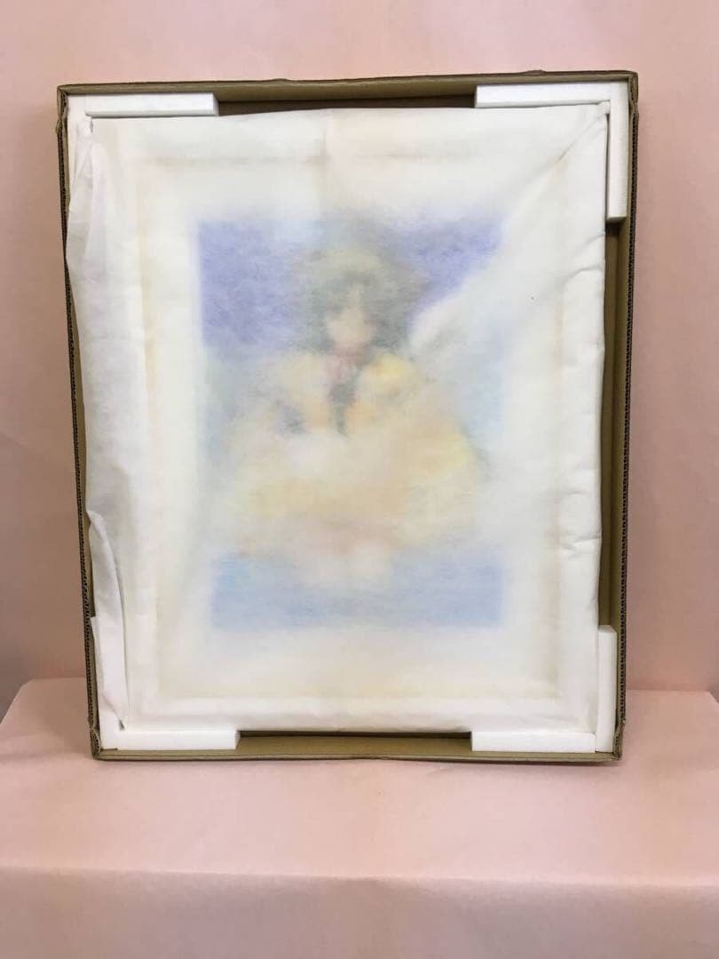 版画　西又葵 直筆サイン　ミクスドメディア　アールビバン 複製原画　リトグラフ