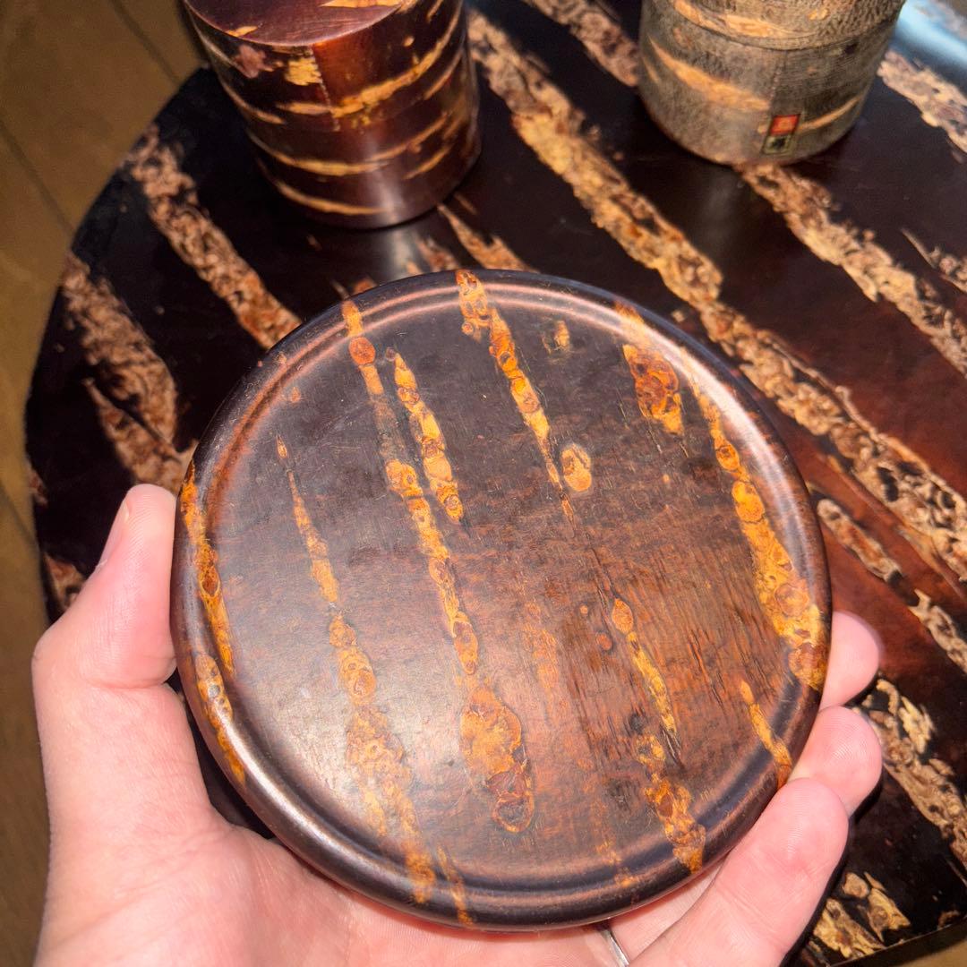 桜皮工芸 茶器セット