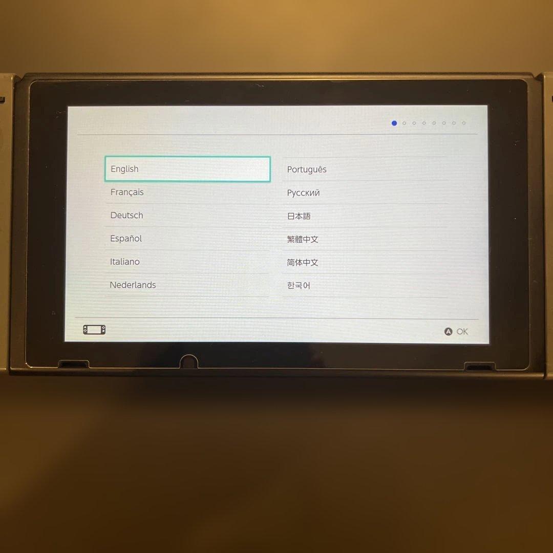 【付属品完備】Nintendo Switch 本体 (グレー) 初期型 未対策