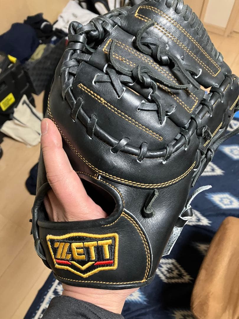 zettブラック 軟式グローブ