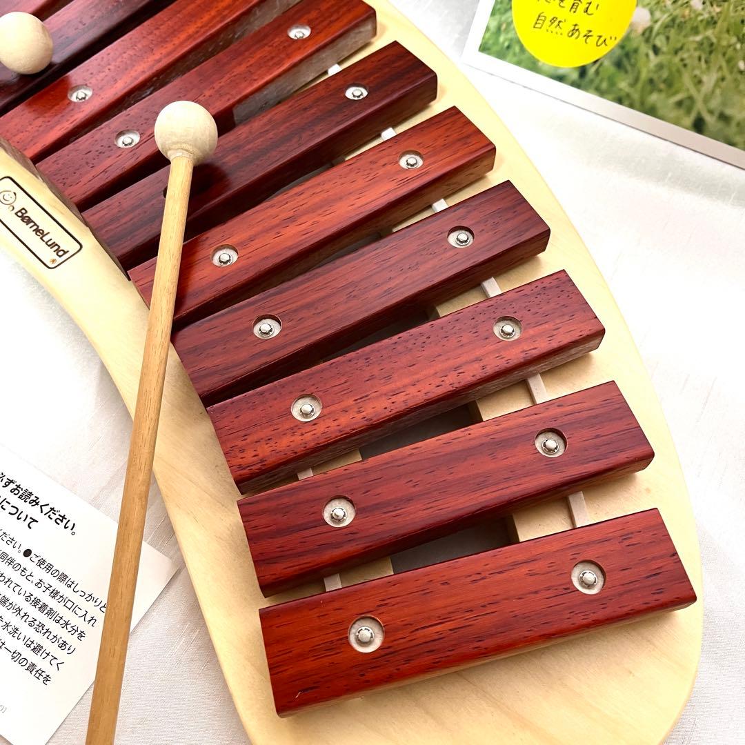 【超美品】 ボーネルンド 木琴 パレットシロフォン 木のおもちゃ 楽器 知育玩具