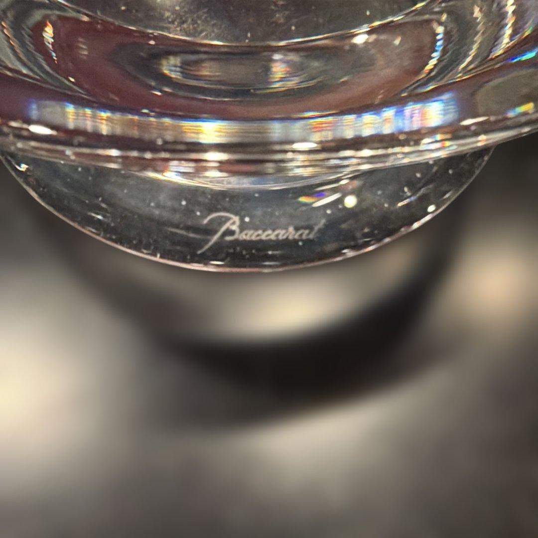 新品未使用Baccarat Ashtray Vega Crystal Glass