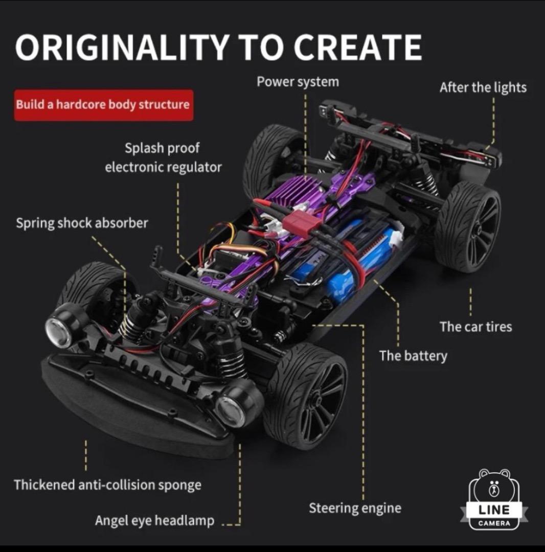 新品未使用品 ラジコン RC 爆速 マシン ドリフト