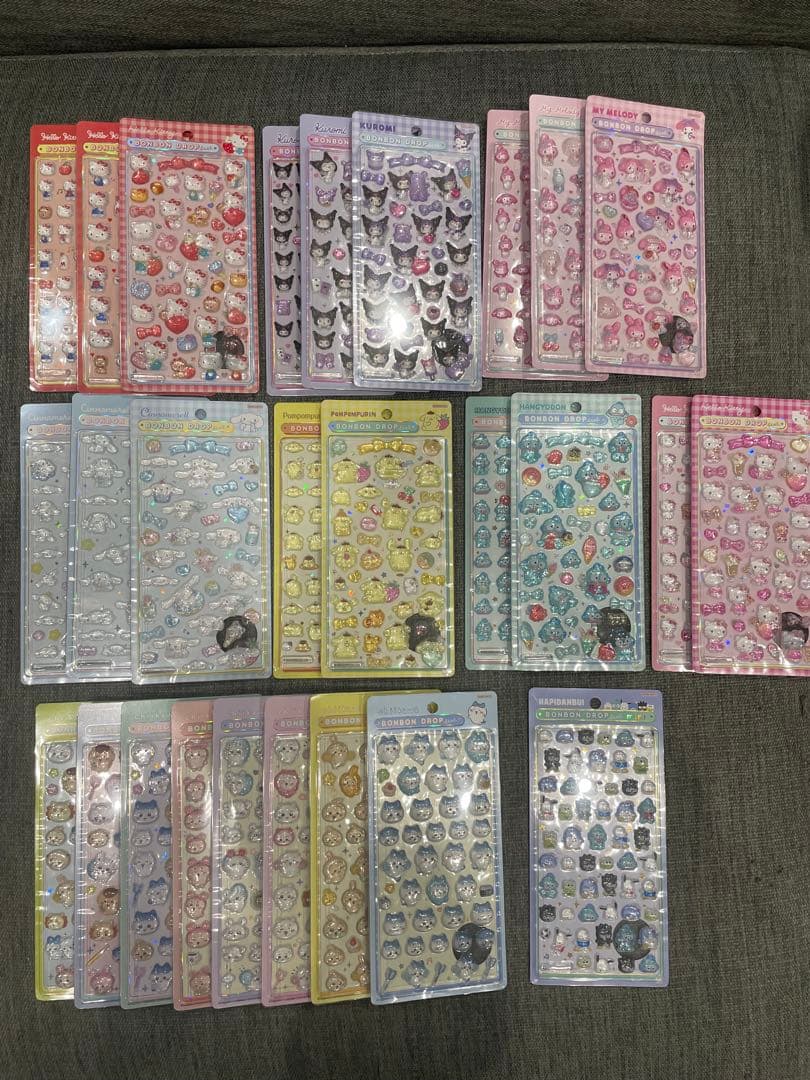 正規品ボンボンドロップシール　引退品　新品　キャラクターシールセット