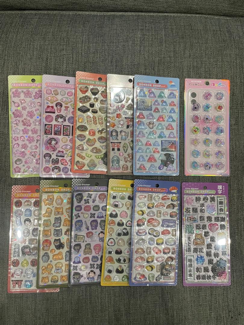 正規品ボンボンドロップシール　引退品　新品　キャラクターシールセット
