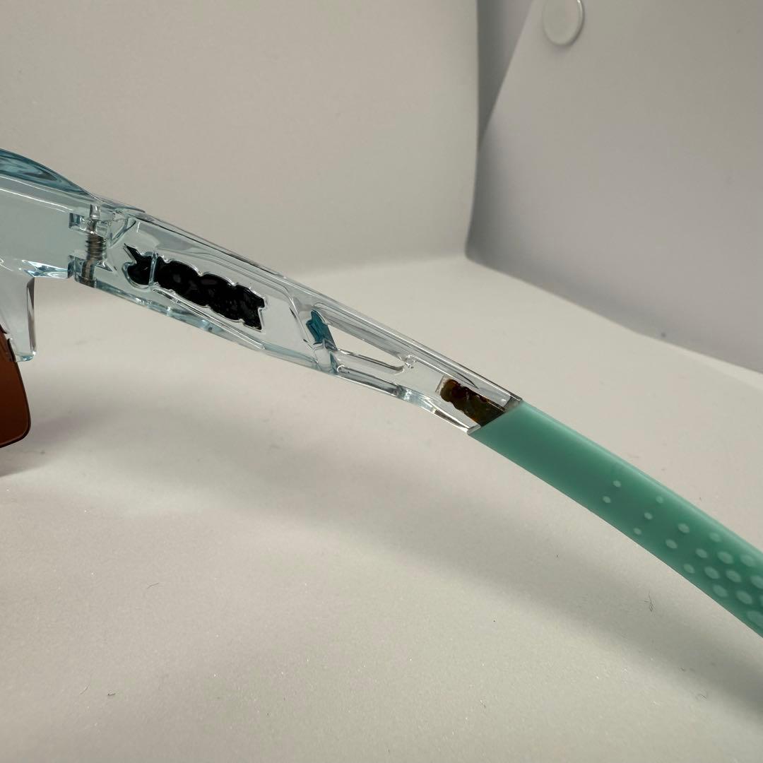 100% スポーツサングラス クリア/ブラウン