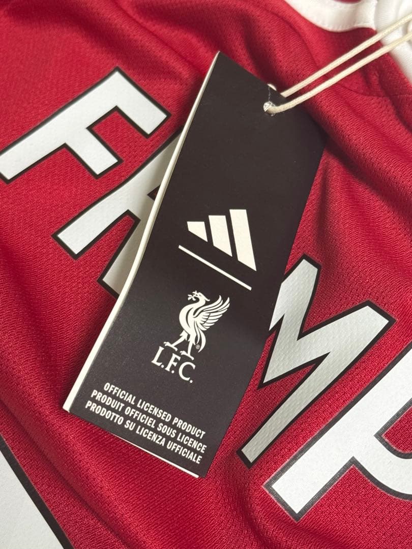 リバプール 25-26 ホーム 長袖レプリカユニフォーム　フリンポン