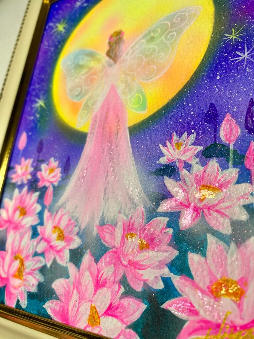 月と太陽　絵画3点