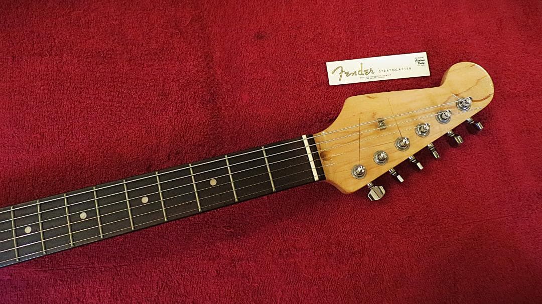 ST　リバース右用　ラッカーオリジナル塗装　アルニコPU　ウィルキンソンBr