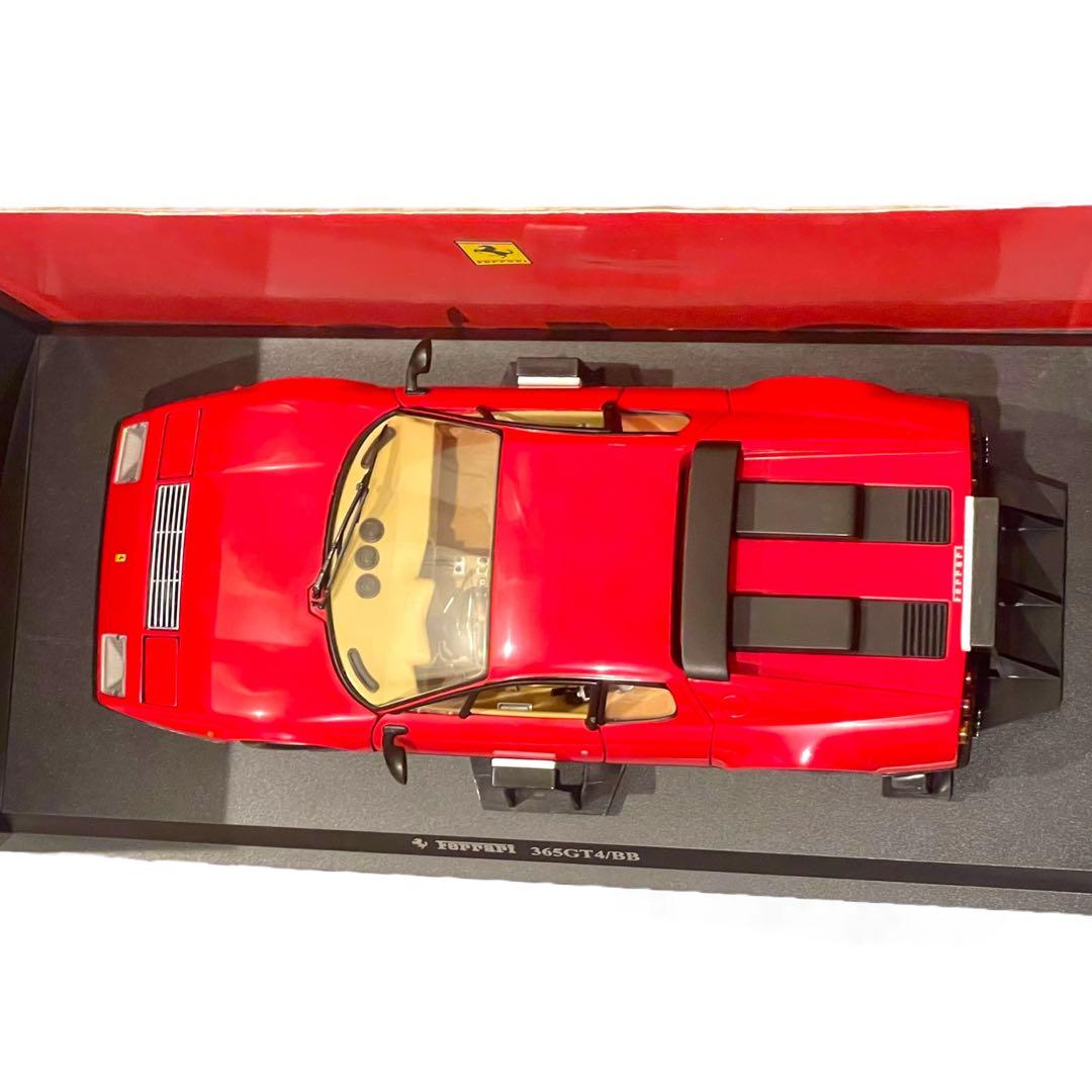 新品 未使用 1/18ミニカー 京商 フェラーリ365GT4/BB レッド