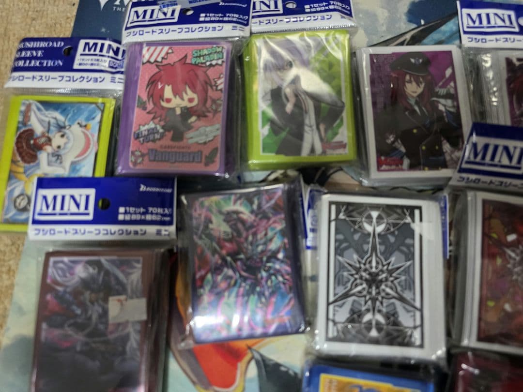 ヴァンガード未開封スリーブセットパワーカウンター赤※一部開封済有