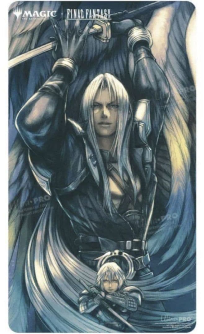 mtg 超稀少 公式サプライ セフィロス クラウド プレイマット 2個セット