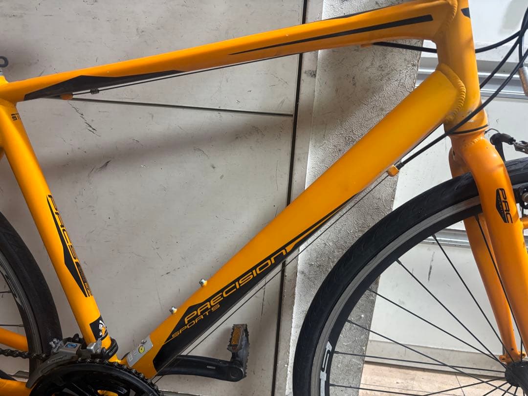 Precision sportsクロスバイク オレンジ 700C