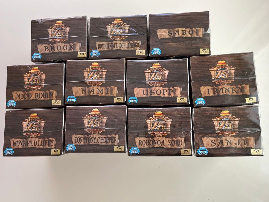 ONE PIECE フィギュア DXF 15TH EDITION 11種セット