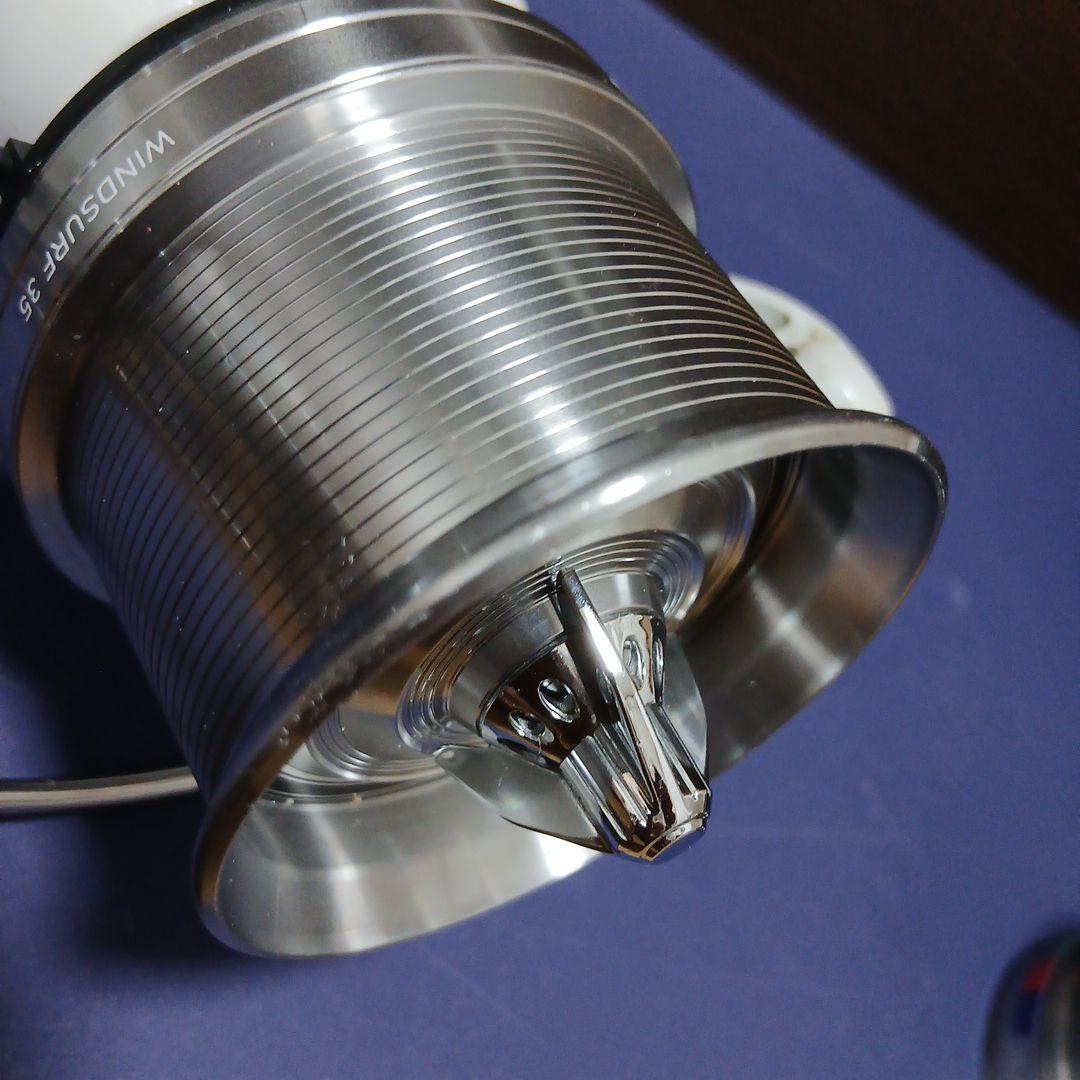 ダイワ　17 ウインドサーフ 35　太糸　スプール２個　細糸他　セット