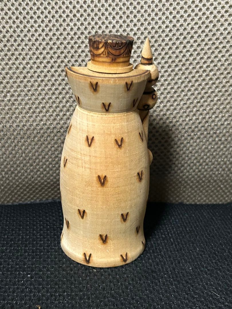 民芸品　木製　彫刻　ロシア？　王様　置物　ヴィンテージ　美品　まとめ