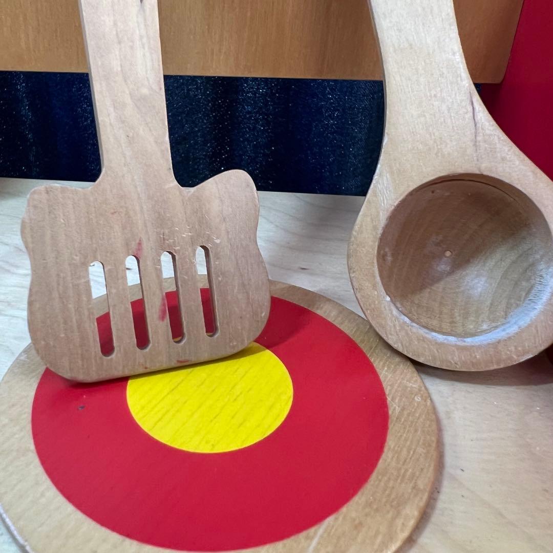 木製 ハローキティ キッチン コンロ ☆ 高さ 約55cm おままごと サンリオ