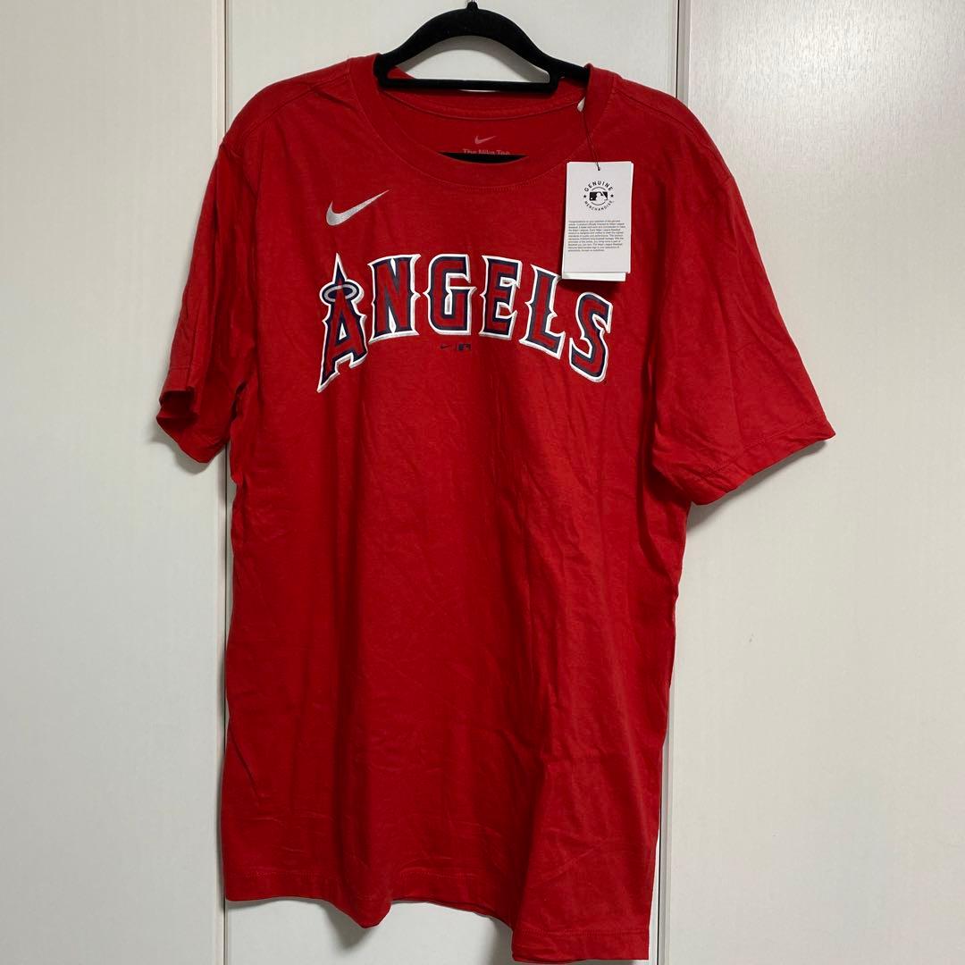 【アメリカ購入】シリアルナンバータグ付新品✨エンジェルス　大谷翔平　TシャツM