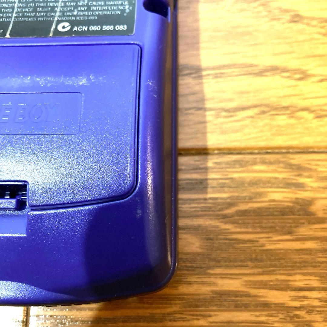 任天堂 Nintendo ゲームボーイカラー ネイビー 携帯ゲーム機 当時物 紺