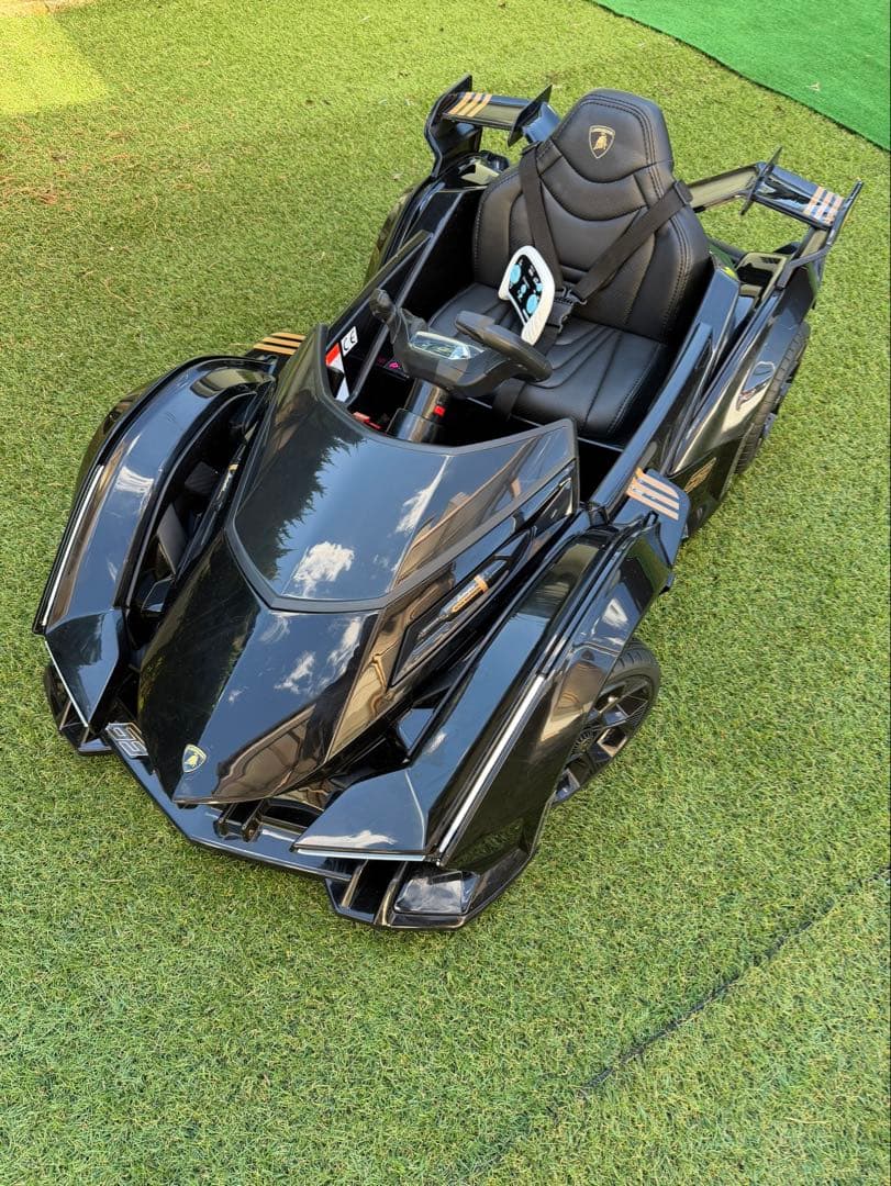 130Z　Lamborghini ブラック ラジコンカー