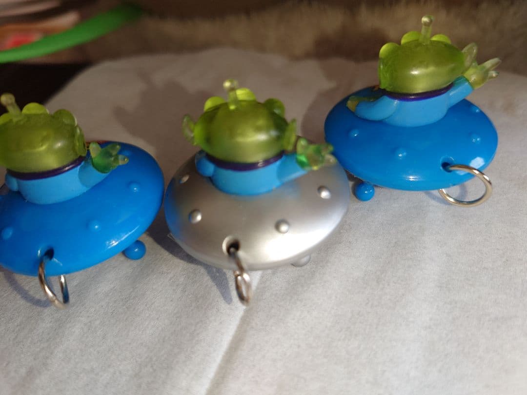 トイストーリー リトルグリーンメン 光る着信ストラップ UFO