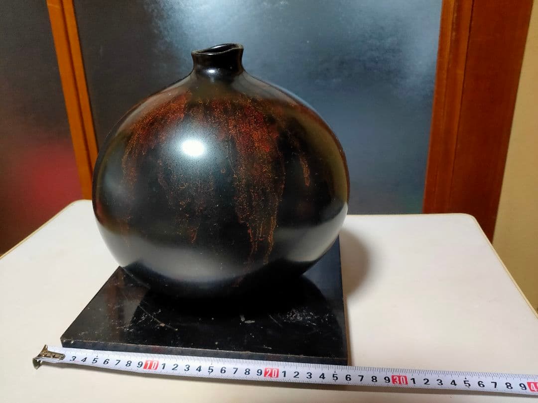 価格協議可能 漆芸 花瓶 岩手 一品物 元値100万円