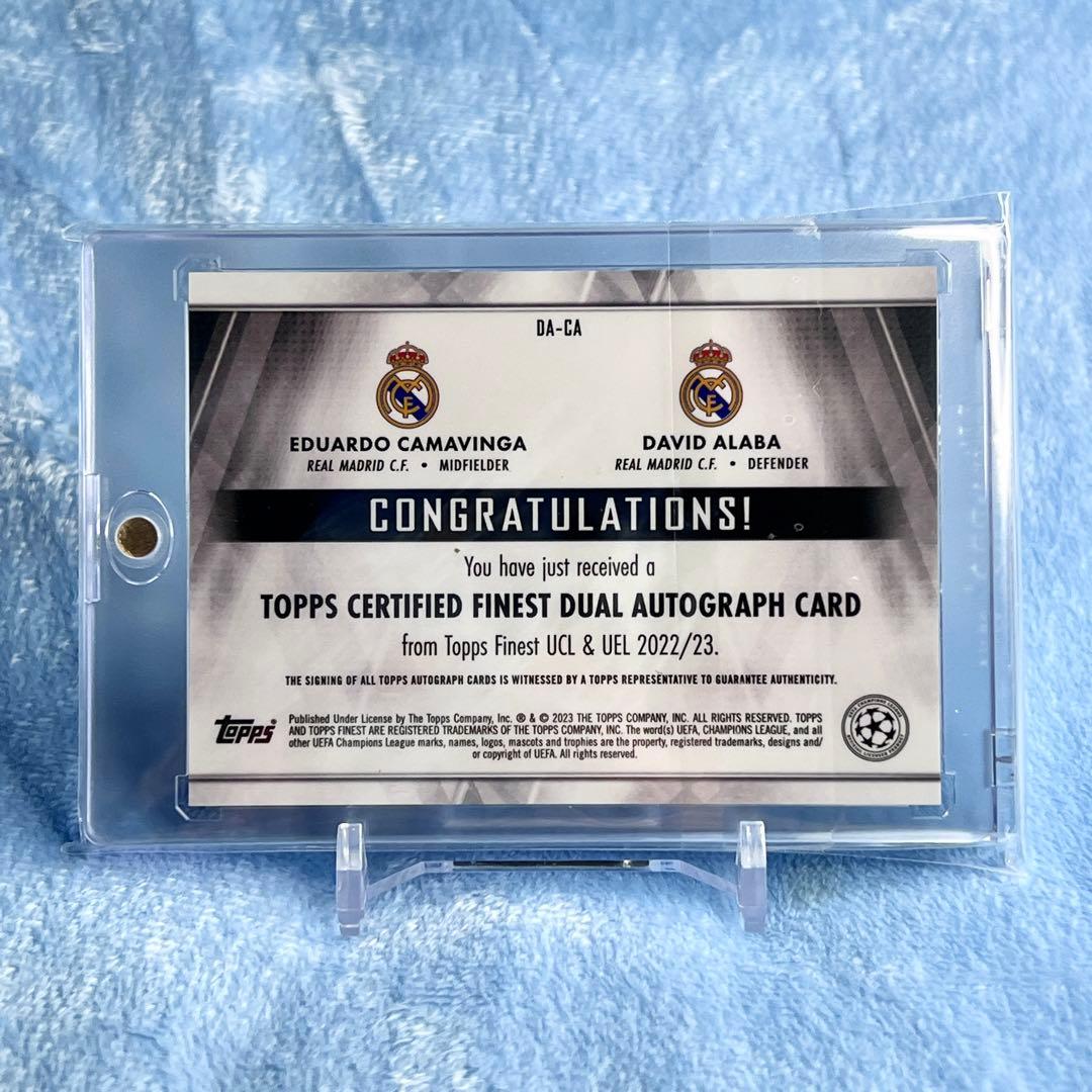 その他 Topps CAMAVINGA / DAVID ALABA Dual Auto