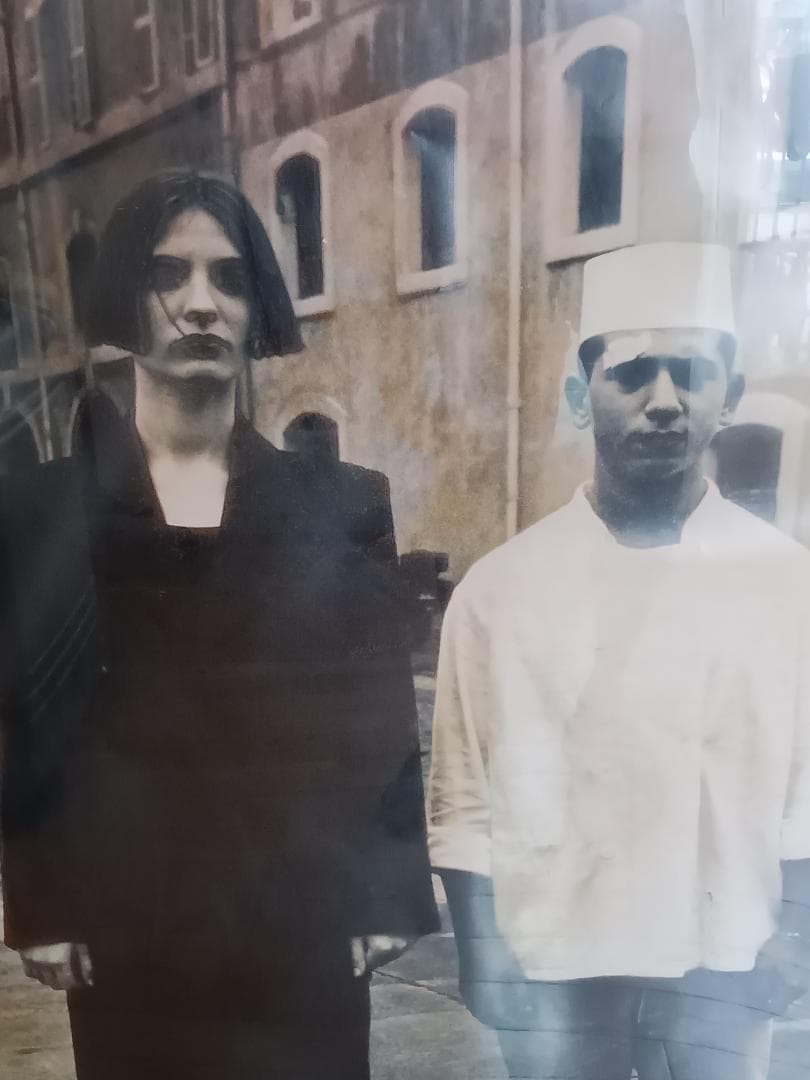 ★ヨウジヤマモトYOHJI80'sコレクション大型モノクロ写真アート フレーム付