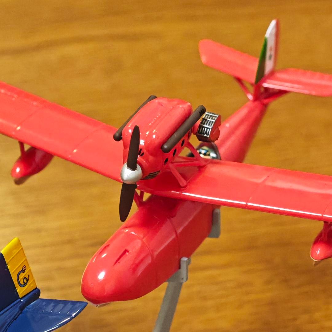 半完成塗装済み 紅の豚 サボイア S.21 試作戦闘飛行艇 カーチス R3C