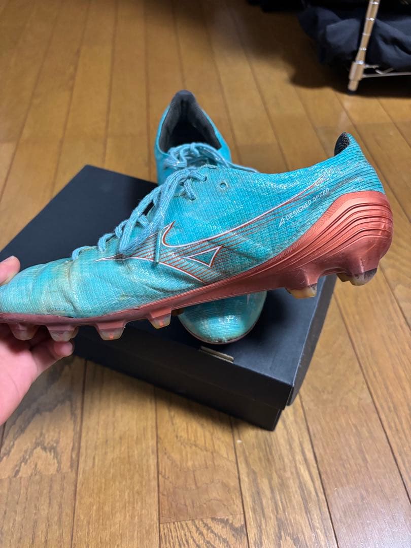 【入手困難】Mizuno α Azure Blue 26.0ワールドカップ限定
