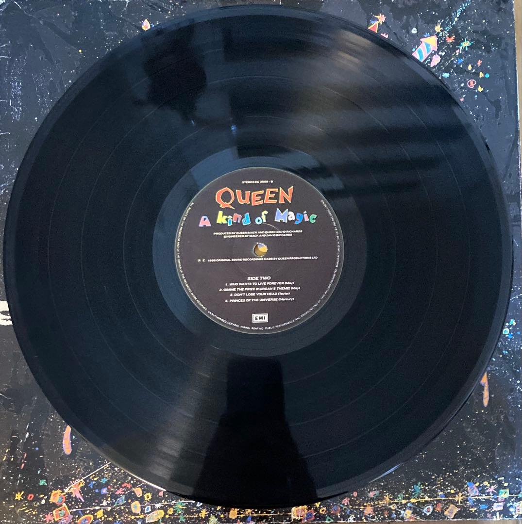稀少UKオリジナル美盤A Kind Of MagicクイーンQueenレコード