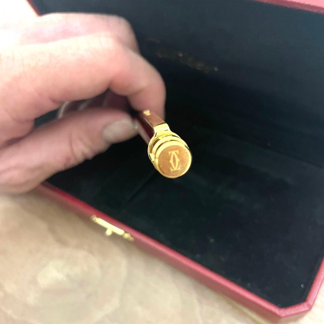 Cartier サントス ドゥ カルティエ ボールペン本体 専用ケース付き