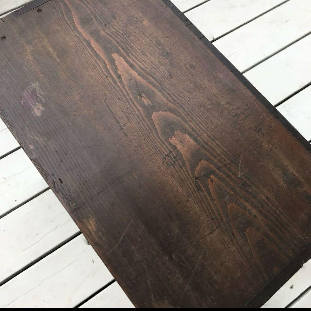 ヴィンテージ　昭和レトロ　　扉　引き出し付き　飾り棚