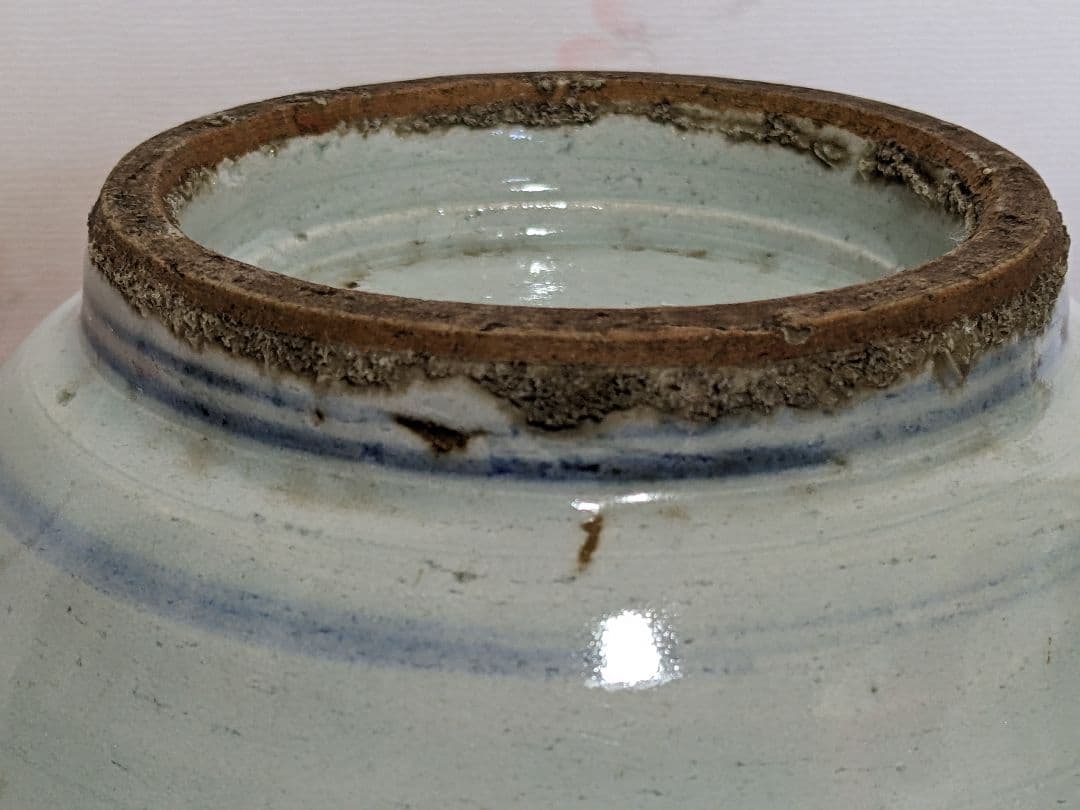 ♦中国古美術品 古陶磁 清時代 染付 山水図鉢 碗 古玩 レア物 骨董品