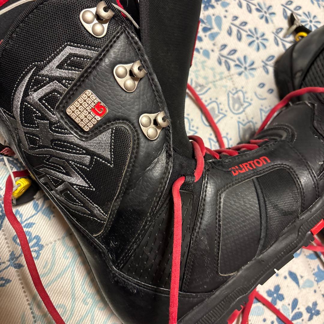 BURTON スノーボードブーツ ブラック/レッド　26.5