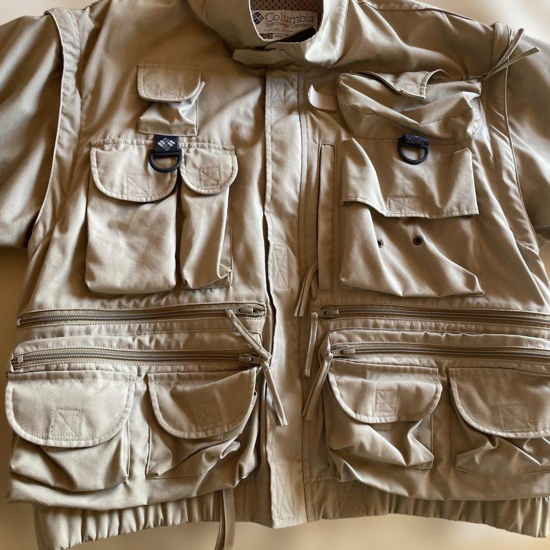 Columbia フィッシングジャケットM ベージュ