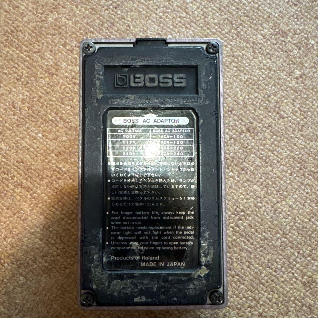 BOSS DM-2 アナログディレイ動作しません。通電しません。後期型