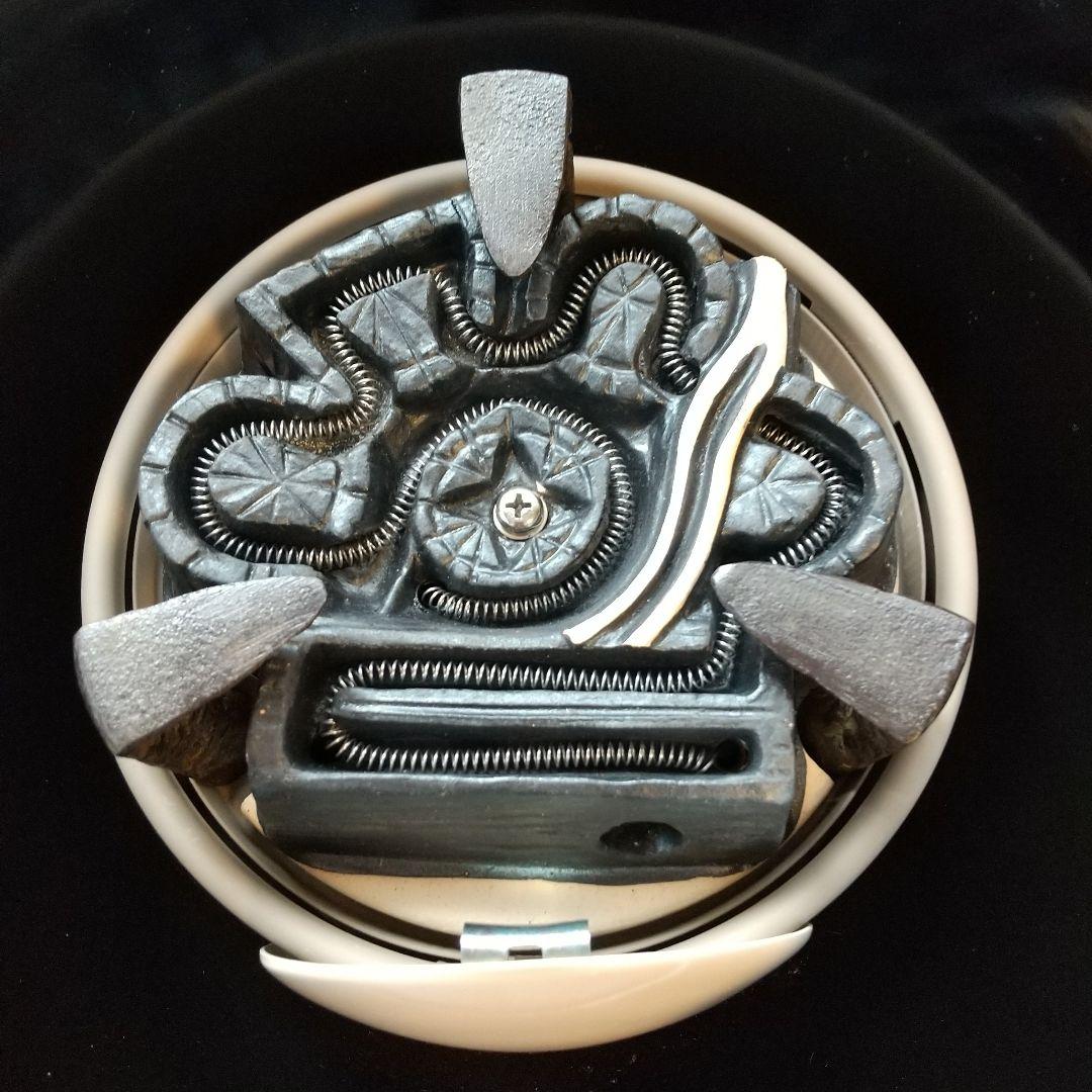 茶道具 風炉型電熱器 F406 真塗（紅鉢型）B 野々田株式会社