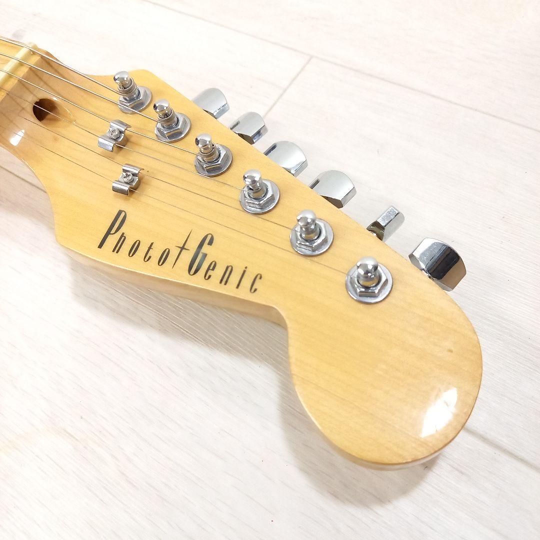 PhotoGenic ストラトキャスター ブラック メイプルネック セット1