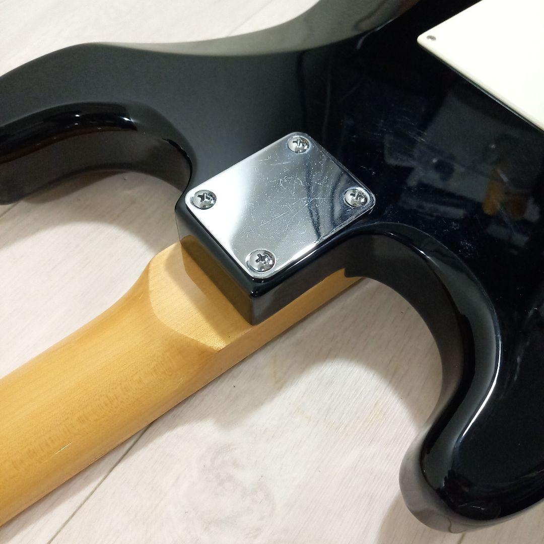 PhotoGenic ストラトキャスター ブラック メイプルネック セット1