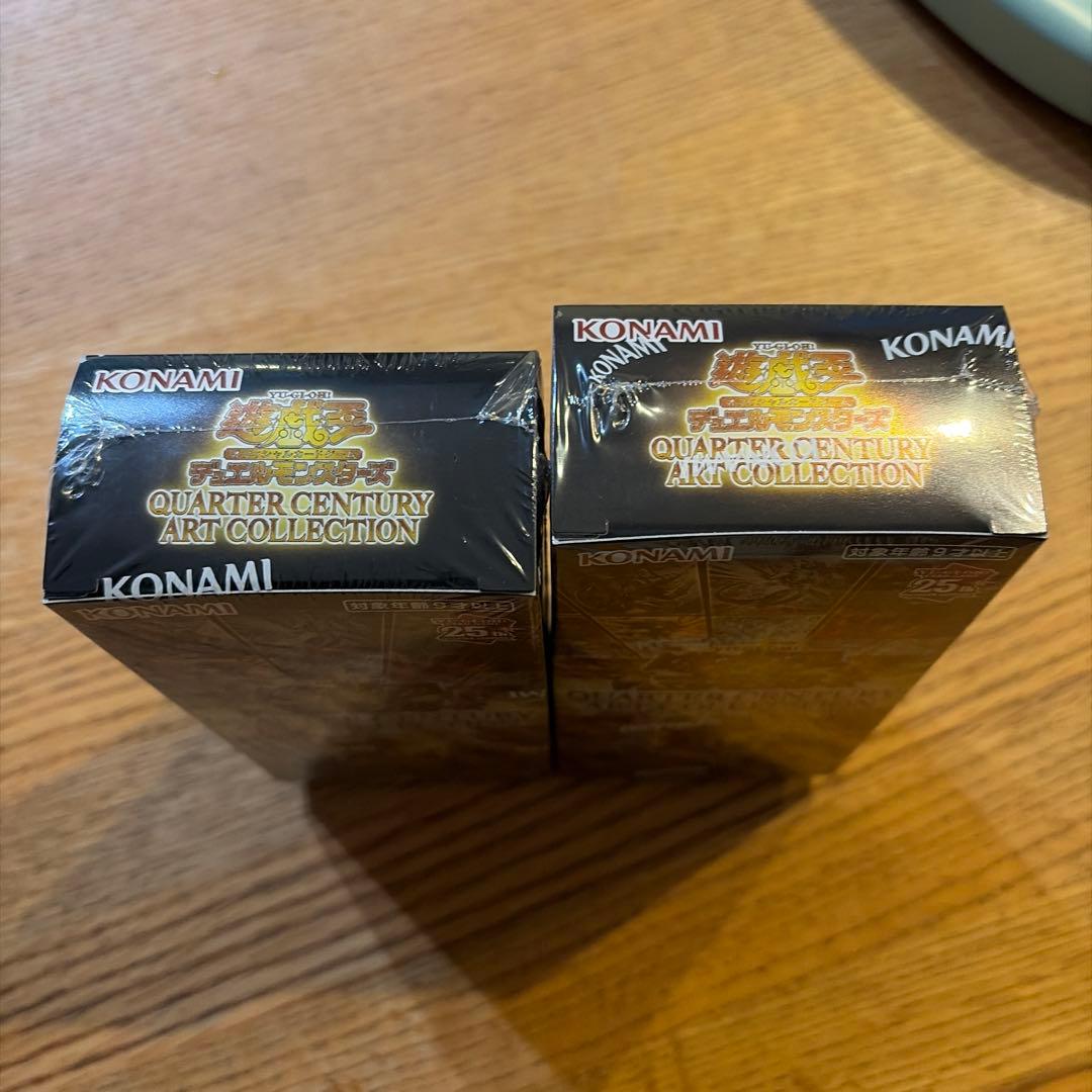 遊戯王 クォーターセンチュリー アートコレクション 2BOX シュリンク付き