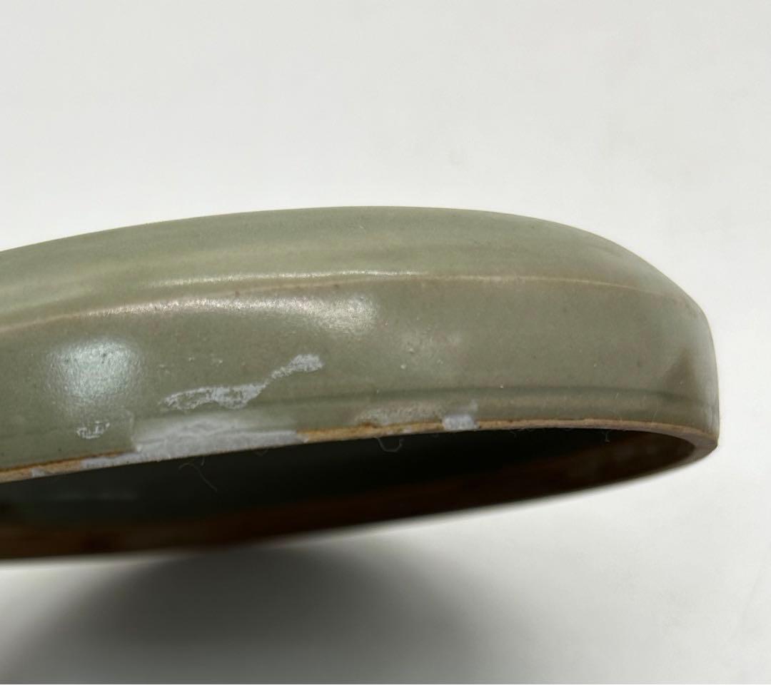 中国　青磁蓋物　青磁　送料込み0406