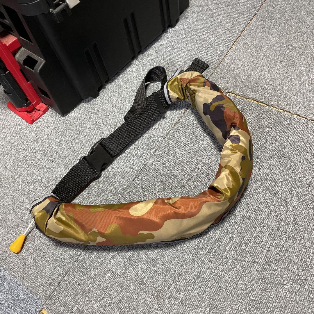 ウエスト型迷彩ライフジャケット