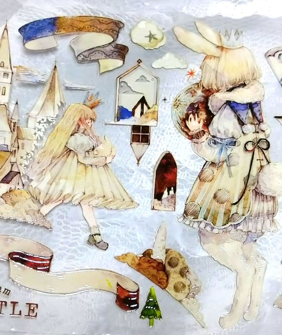 ✩のこり１✩J700＃森林深处(水晶)Reco切り売り海外人物マステ女の子