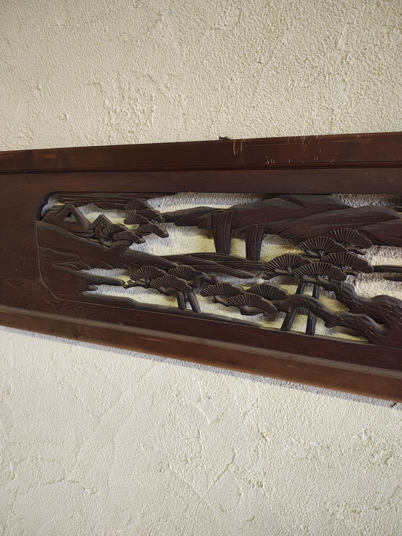 欄間１　古道具　ビンテージ　和建築　店舗什器　M0187