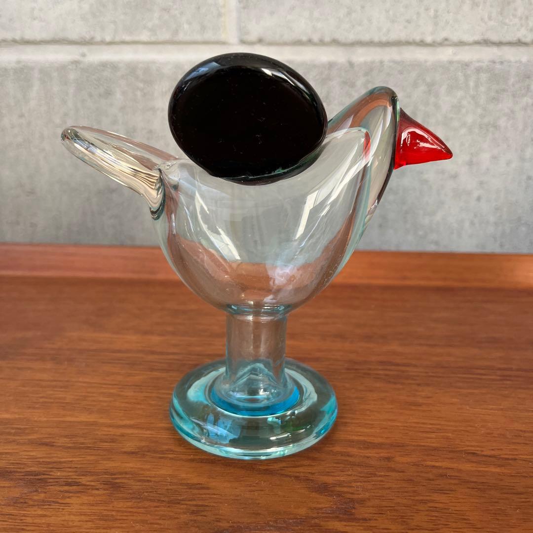 イッタラ　バード　脚付きシエッポ クリアブルー　オイバ・トイッカ