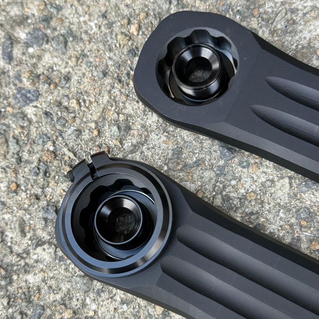 ROTOR 3D＋ALDHU クランクアーム170mm 30mmアクスル用