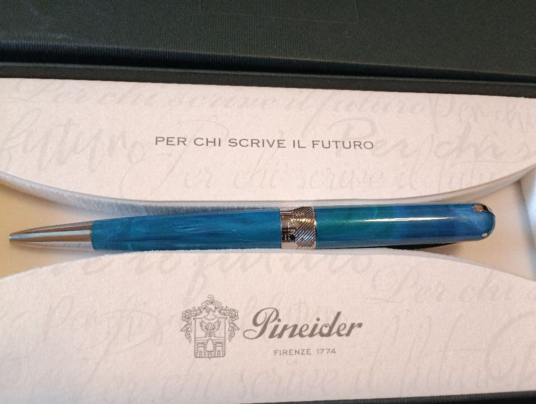 極美品 ピナイダー アバター ウルトラレジン ボールペン アバロングリーン